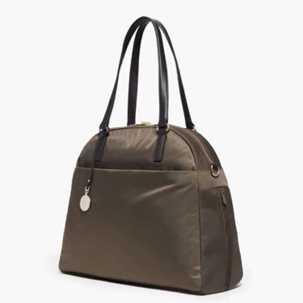 Lo & son OG travel bag army green & gold